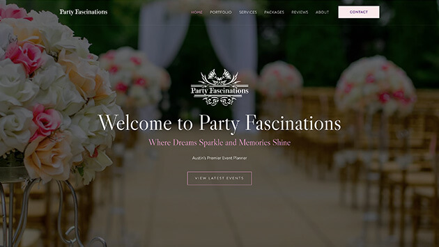 CS Web Design | Party Fascinations