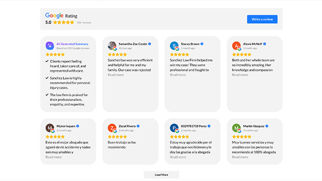 CS Web Design | Sanchez Law TX